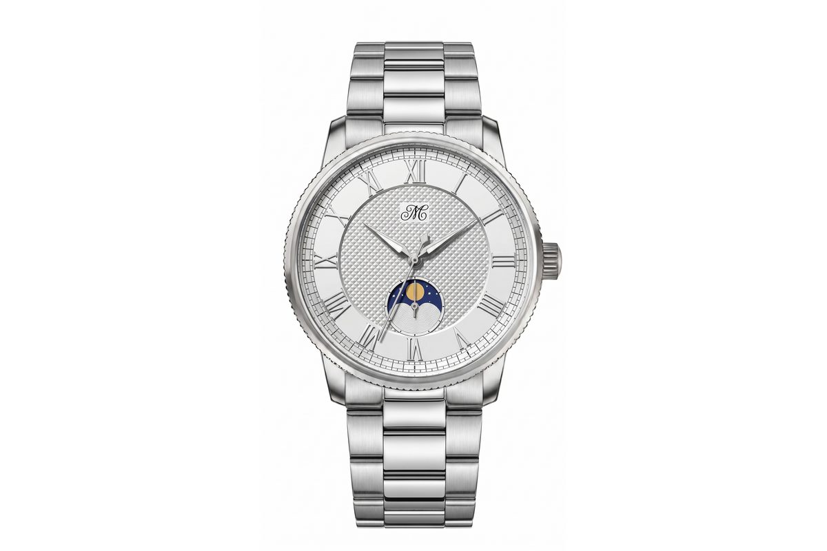 Classique 01 — Steel, Silver Guilloché