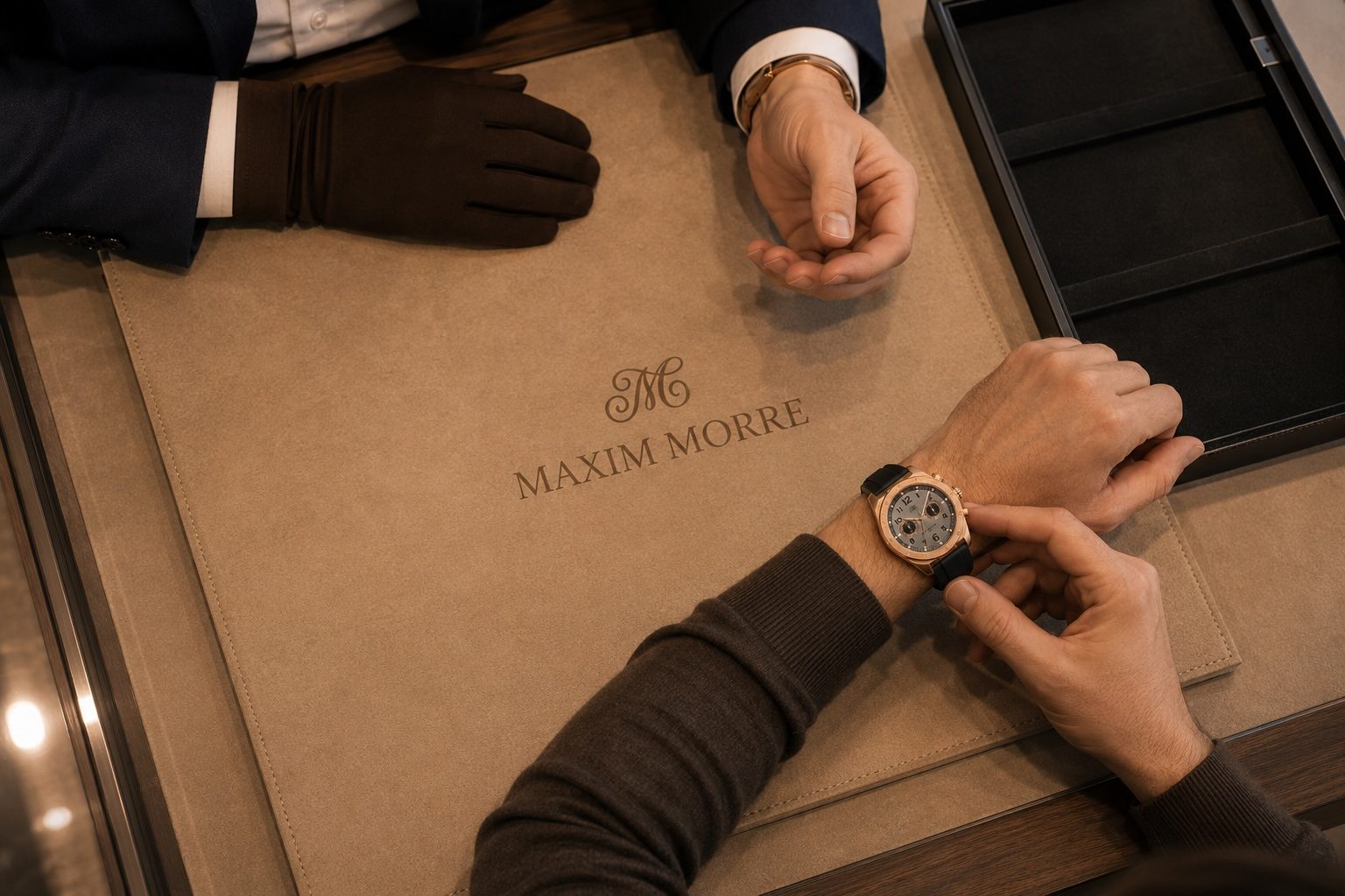 Maxim Morre timepiece on the wrist